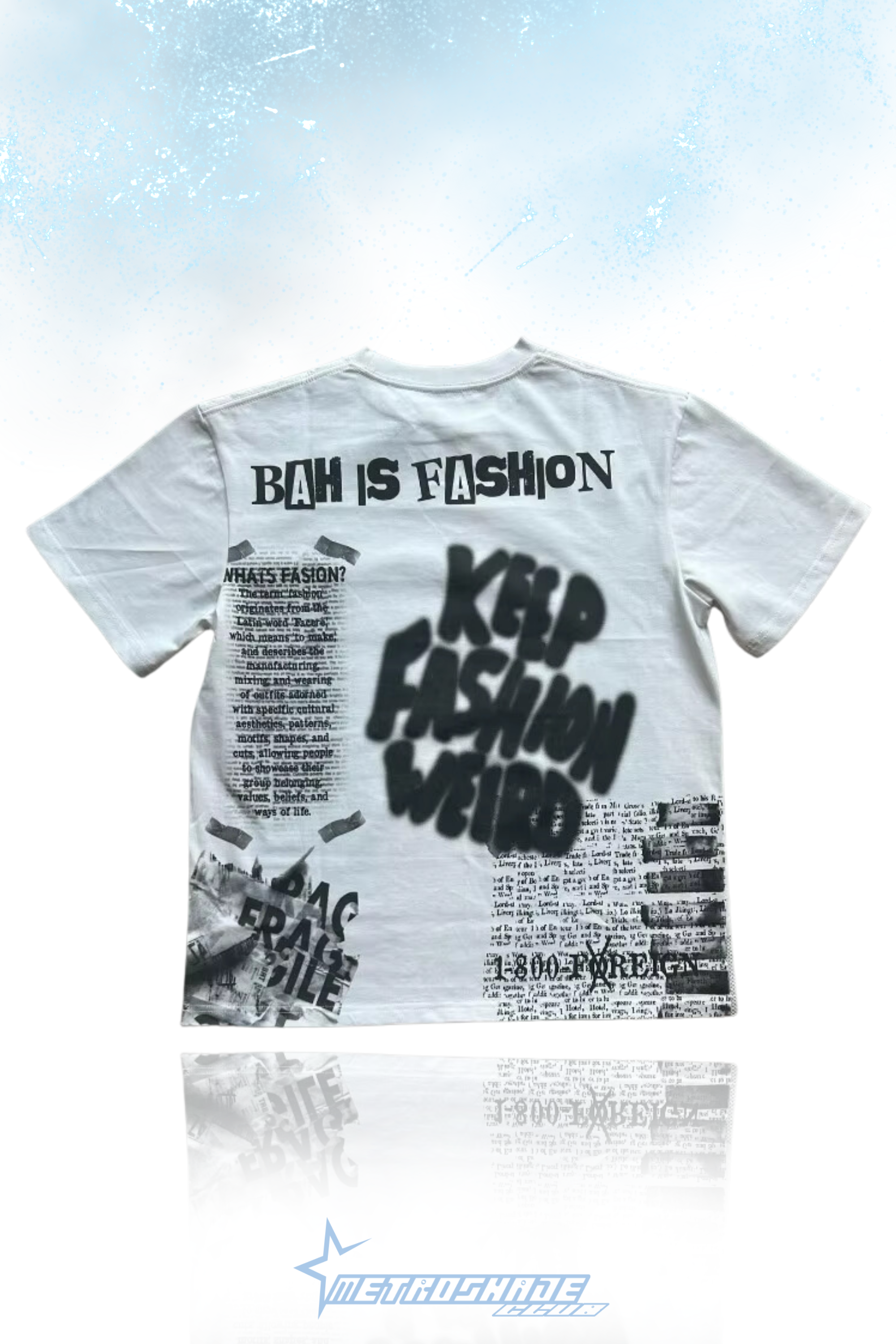 TSHIRT OVERSIZED "KEEP FASHION"