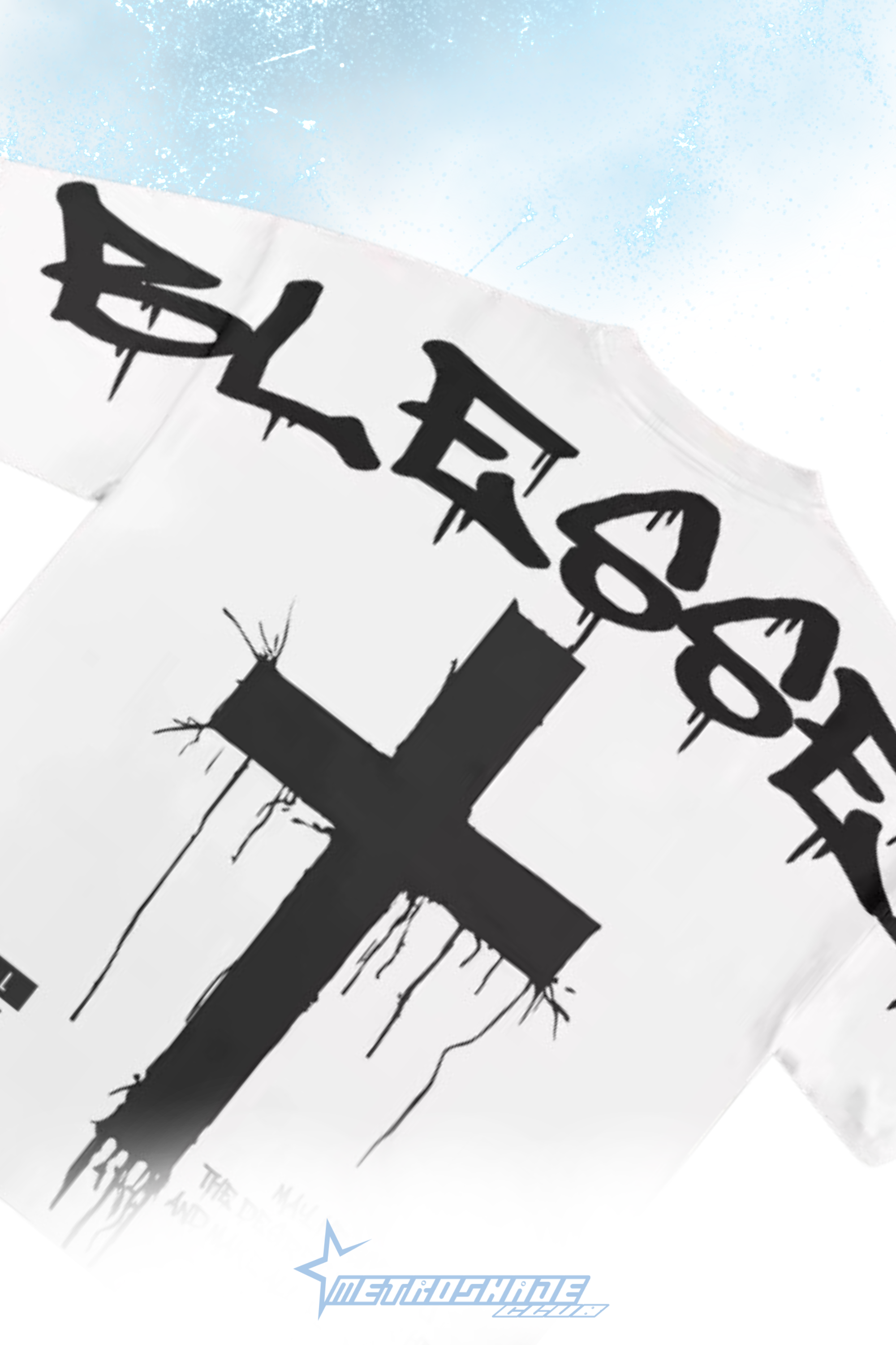 TSHIRT OVERSIZED "BLESSED"