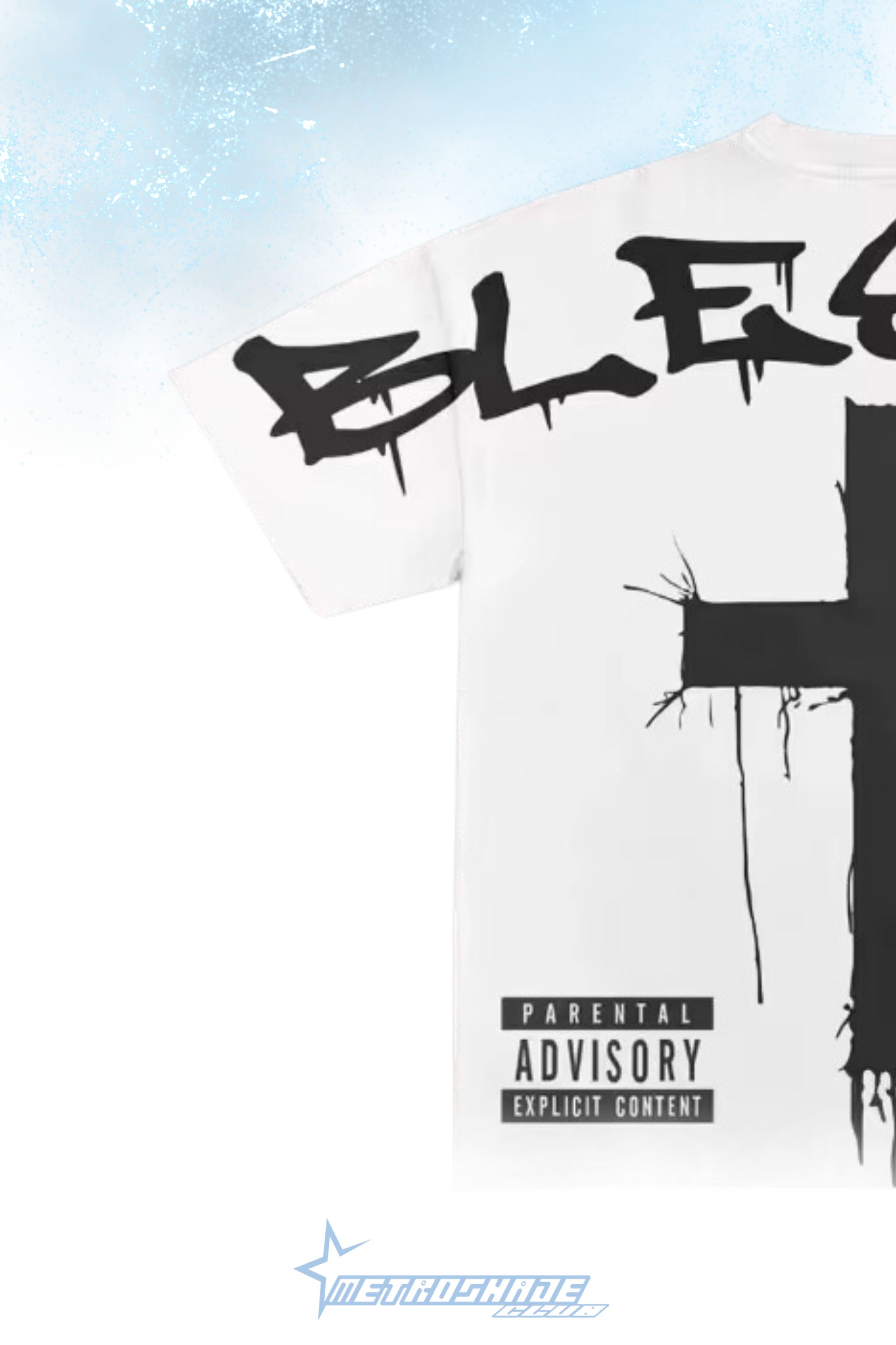 TSHIRT OVERSIZED "BLESSED"