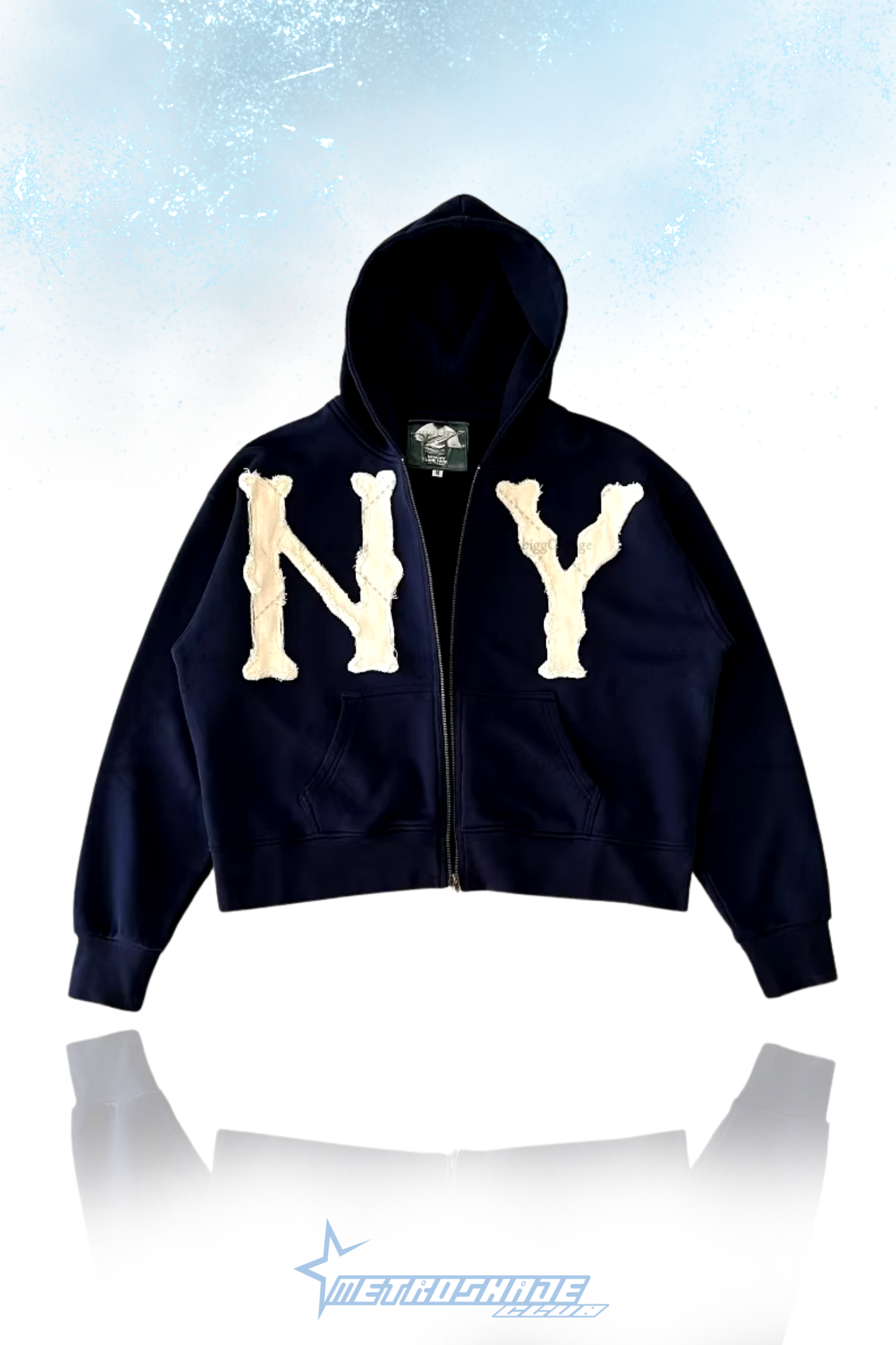 SWEAT ZIPPÉ "NY"